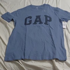 Gap Everyday Soft Crew Men’s Blue Logo Crew Neck Short Sleeve T-Shirt Size M