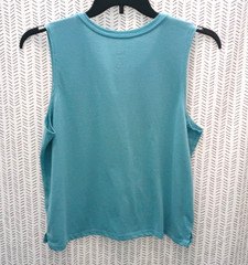 Stitch Disney Tank Top Blue Unisex Size Large Scoop Neck Poly/Rayon