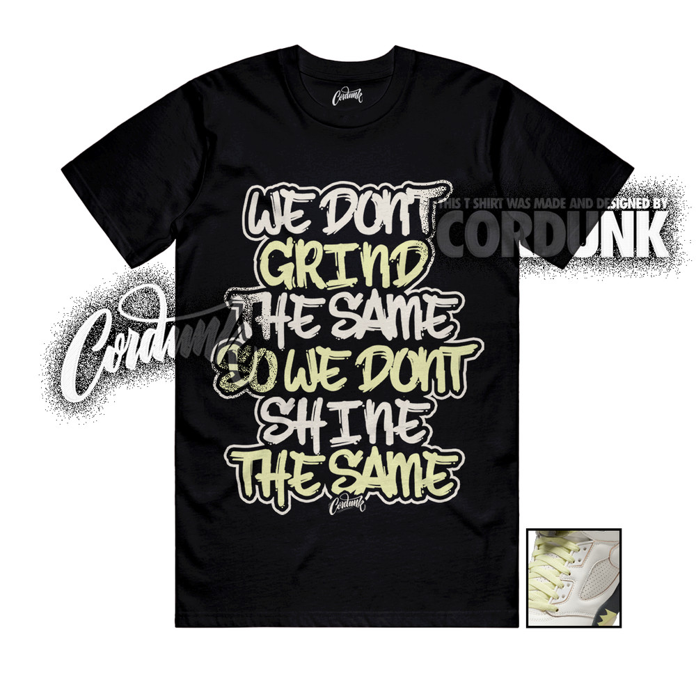 5 Luminous Green Sail Anthracite White T Shirt Match DIFF