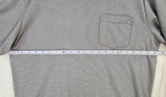 Cremieux Pima Cotton Polyester Blend Grey Short Sleeve Front Pocket T-Shirt M