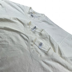 Los Angeles Apparel 6.5 Ounce Men’s T-Shirt Ivory • 2 Large – 1 XL • Lot of 3