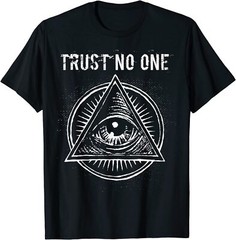 Illuminati Clothing Trust No One All Seeing Eye Unisex T-Shirt