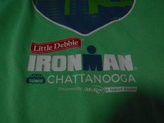 FC6 Viewsport Neon lime green Little Debbie Ironman Volunteer Shirt Sz Lg