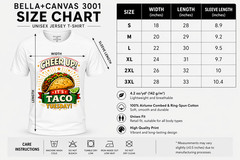 Taco Tuesday Shirt Funny Foodie Tee Retro Taco Graphic Bella Canvas 3001