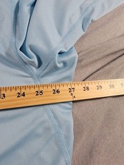 Alaskan Hardgear Hooded Cowl Neck L/S Shirt Mens XL Blue Performance Stretch