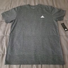 Adidas Golf T-Shirt Men Large Dark Gray Logo Tee NWT