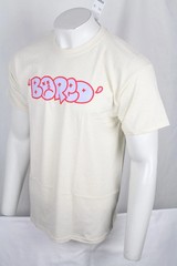 Fifth Sun Men’s Bored T Shirt Short Sleeve L Large Natural White