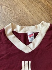 Vintage 80s Atari Video Game T Shirt Logo Athletic Ringer Tee Soffe USA Sz M