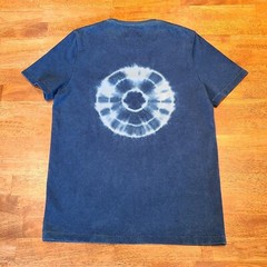Taylor Stitch Heavy Bag Tee Tie Dye T-Shirt Men’s Sz 36 (S) Knit Cotton Blue