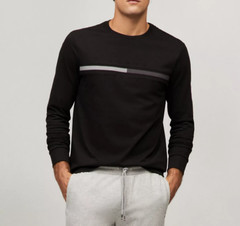 Tommy Hilfiger Men’s All Cotton Jersey Regular Fit Flag Logo Long Sleeve T-shirt