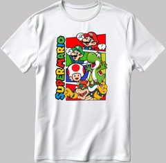 Super Mario Figure Short Sleeve Men’s Women’s T Shirt N170