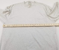 Haggar Ultimate T Shirt Men’s Large L Heather Gray Short Sleeves Pocket Stretch