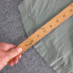 Buck Mason Henley Shirt Mens XL Green Long Sleeve 100% Cotton Casual Tee Top