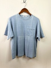 Buck Mason Indigo-Dipped Yuma 90s Boxy Pocket Tee size M new flaw
