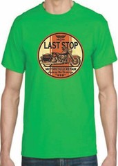 Adult DryBlend® T-Shirt – ( LAST STOP – BIKER / CHOPPER)