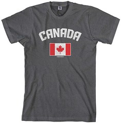 Threadrock Men’s Canada Canadian Flag T-shirt Country Pride