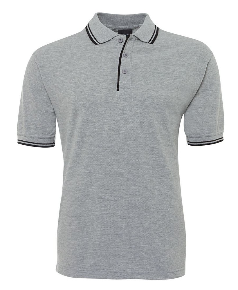 Jb’s wear Adults Contrast Polo Shirts with UPF Protection Straight hem W/ Split