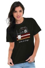 Life is Crap Hockey Penalty Box Sports Gift Mens Short Sleeve Crewneck Tee