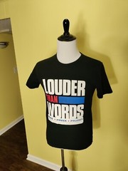 Rock and Roll Hall of Fame “Louder than Words”No Size Tag black T-Shirt