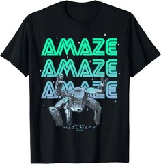 Project Hail Mary Amazing Rocky The Alien Neon Portrait T-Shirt