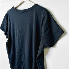 Uniqlo Mens T Shirt XXL Navy V Neck Short Sleeve Cotton Casual Basic Tee
