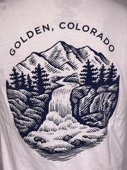 COORS BANQUET Beer Waterfall Seal White T-Shirt Tee Luv Men’s MEDIUM