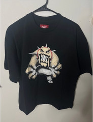 Vintage Oakley Monster Bulldog Puff Print T Shirt oversize Size Small