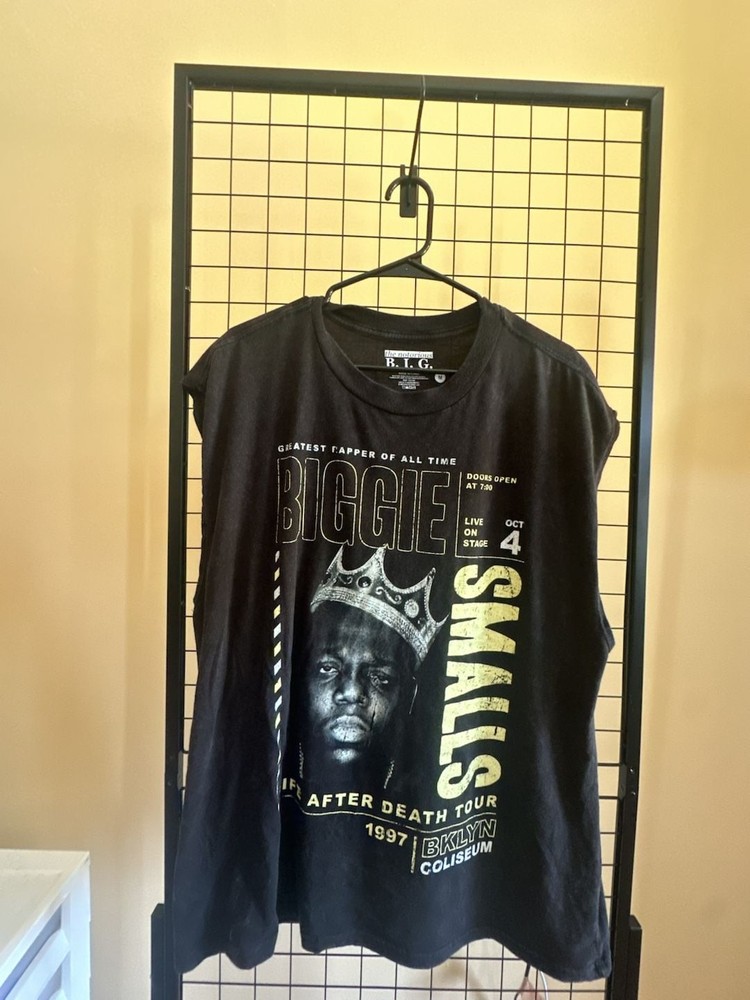 The Notorious B.I.G. Biggie Smalls Life After Death 1997 Tour Sleeveless T-Shirt