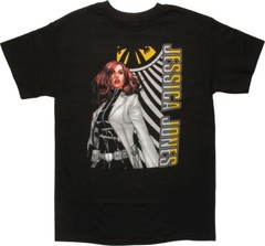 Marvel Mens Jessica Jones SHIELD Comics Superhero Black Shirt New M-2XL