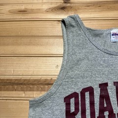 Vintage 80s 90s Roanoke College University Heather Athletic Tank Top USA – Large