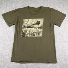 Neutral Milk Hotel Green Aeroplane Over the Sea T Shirt Full Size S-5XL