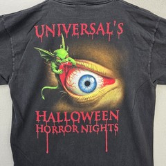 Vintage Universal Studios 1997 Halloween Horror Nights Shirt XL Black Eye 90s