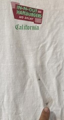 In-n-out Burger T Shirt Medium Adult Short sleeve 100% Cotton (see Description)