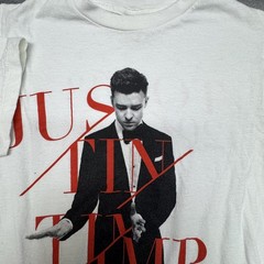 Bay Island Sportswear Shirt Mens Small White Justin Timberlake 2013 Tour