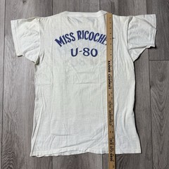 VTG 50s 60s Hydroplane Boat Racing Detroit MI Ricky’s T Shirt Miss Ricochet U-80
