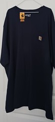 NEW Mens Carhartt Dark Blue Loose Fit Shirt 4XL (IRREGULAR)