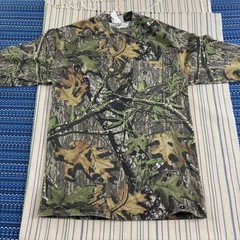 Mossy Oak Obsession Shirt Mens XL Green Camo Long Sleeve Hunting Outdoor Tee