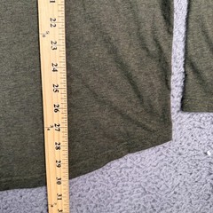 Goodlife Shirt Mens XL Green Long Sleeve Crew Neck Tri Blend Soft USA Curve Hem