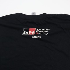 Toyota Gazoo Racing USA T-Shirt Mens Medium Slim Fit Black Drifting Cars NWOT
