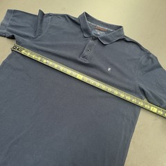 Henri Lloyd Mens Navy Blue Short Sleeve Polo Shirt Size Large