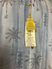 Batik Bay Light Blue Hawaiian Print Button Down Shirt Men’s Size XL NWT