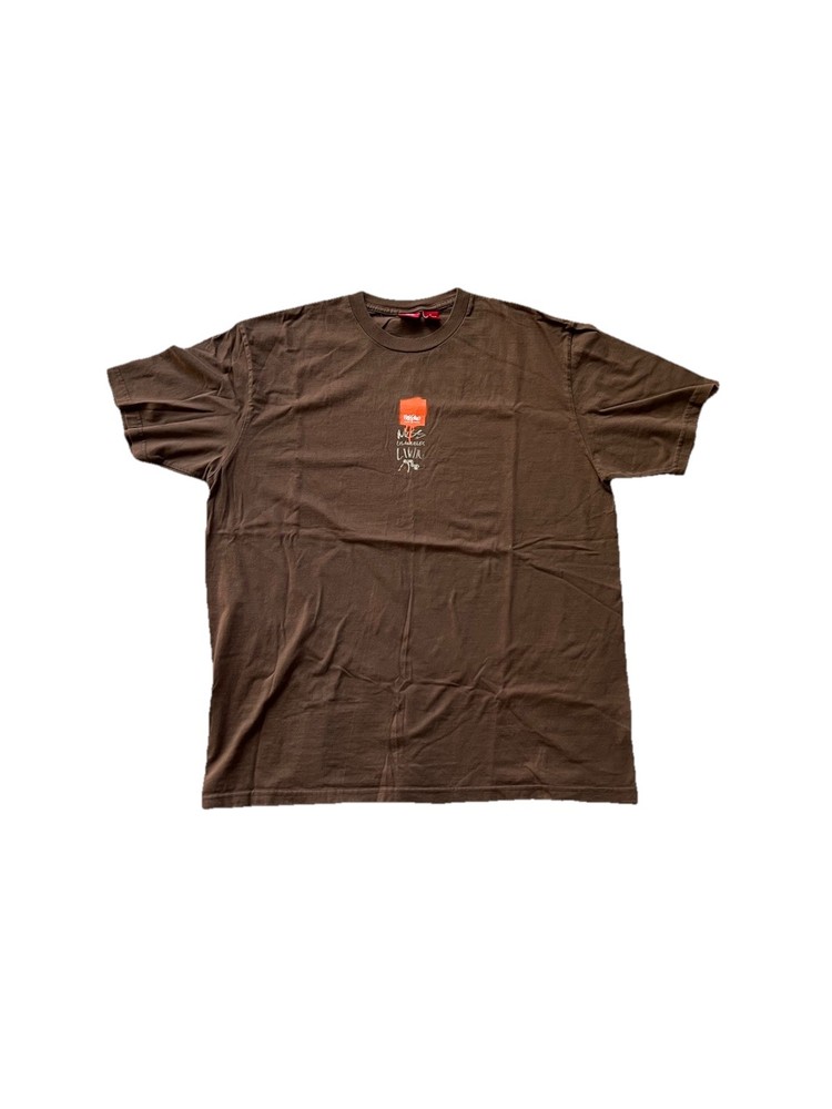 VTG Mossimo Men’s Brown Short Sleeve Y2K Surf Graphic T Shirt Size XL