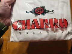 Charro Underwear White Tshirt Undershirt Tee Men’s Size XL Italy Italian READ