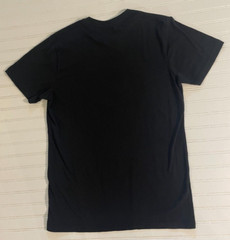 Realtree Men’s Short Sleeve Cotton Tee Shirt Black w/ Logo Size M
