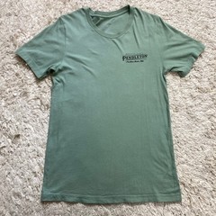 Pendleton Shirt Mens Small Green Vintage Logo Graphic Tee Woolen Mills