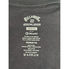Billabong Charcoal Black Short-Sleeve Mountain Graphic Tee Size M