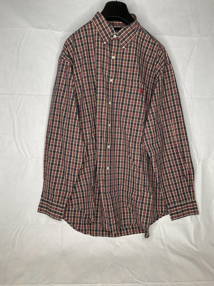 Ralph Lauren Blake Shirt XL Multicolor Plaid Long Sleeve Button Down