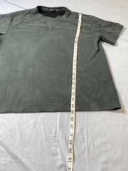 Casual Synthetic Leather Embroidered T-Shirt Men’s size M