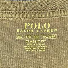 Polo Ralph Lauren V-Neck T-Shirt Mens XXL Classic Fit Pony Short Sleeve Casual