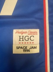 Headgear Classics Bugs Bunny Tune Squad Space Jam Embroidered Basketball Jersey
